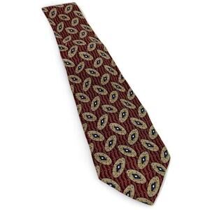Fierte S.R.L. Mens Silk Necktie Italy 60 Inch Multicolor 3.9 Inch